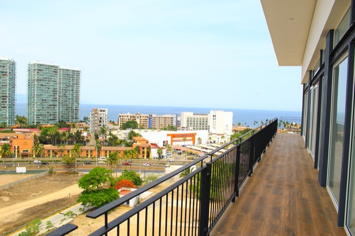 Vista desde el departamento T3-1201 Zoho Skies Vallarta