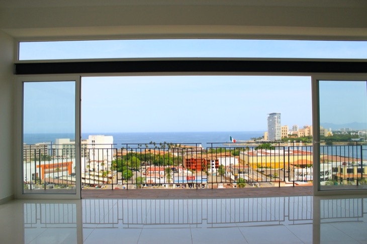 Vista desde el departamento T3-1201 Zoho Skies Vallarta